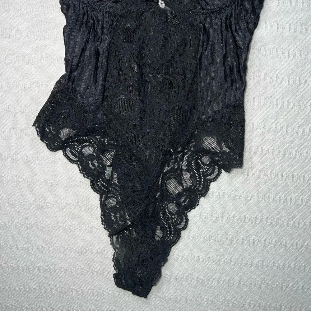 Whimsigoth Babydoll Lacy Bodysuit Womens XS Coquette Sexy Intimate Romantic - Picture 4 of 7